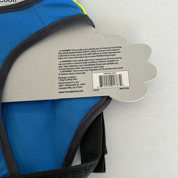 CHILLYDOGZ  Cooling Vest for Dogs Small 20 to 26 New with Tags - Picture 5 of 5